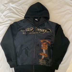 Ed hardy hoodie/sweater